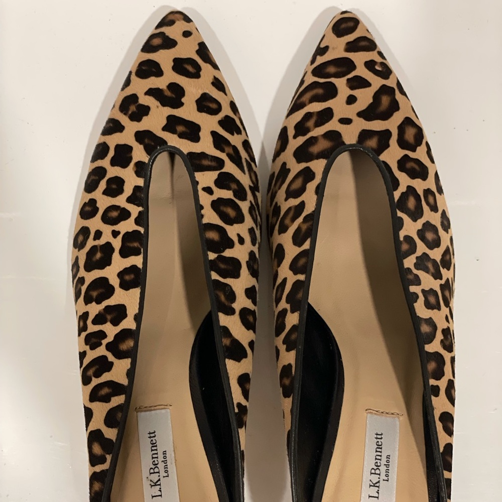 Beautiful L.k Bennett heel shoes (calf hair) authentic